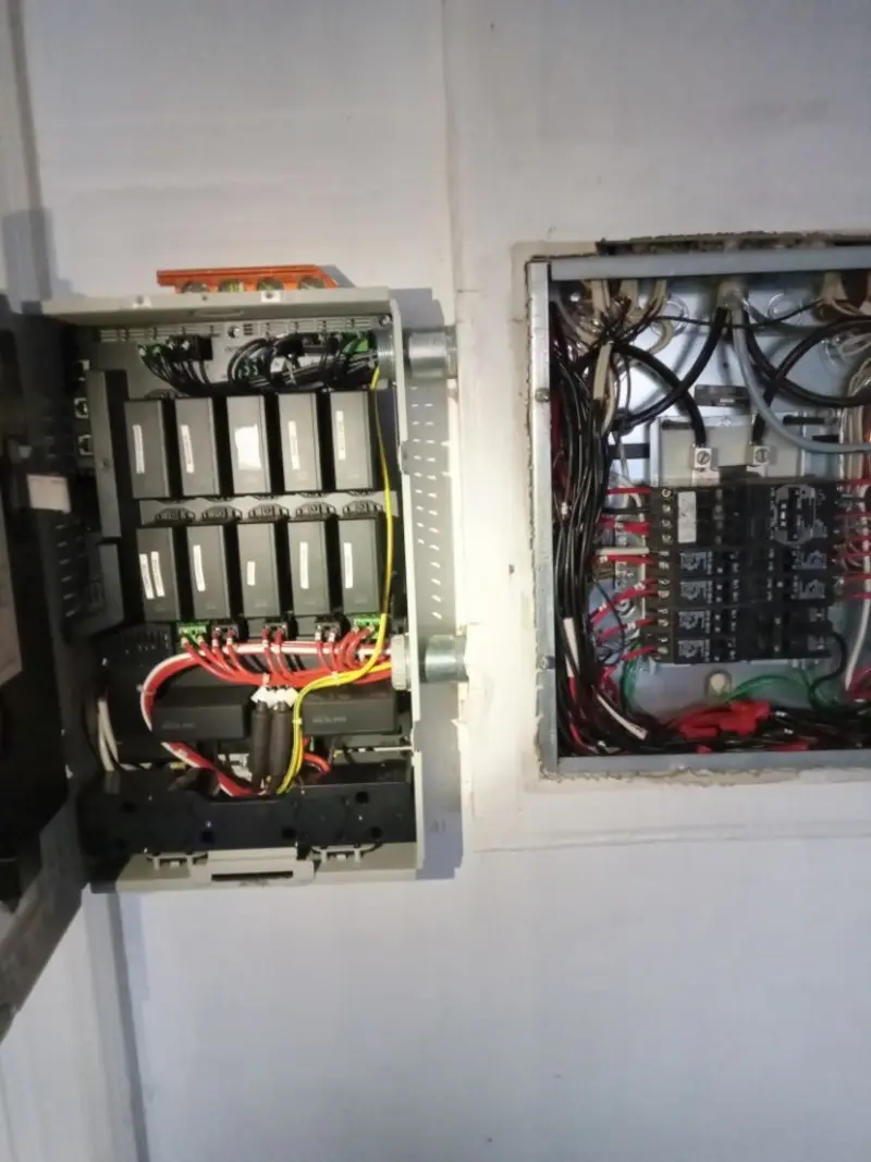 Electrical panel upgrade completed for Indoor Lighting Installation in Umatilla